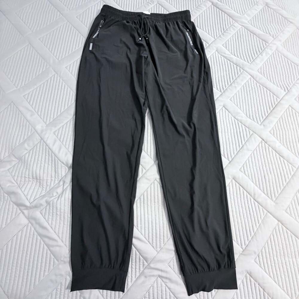 Stretchactive Ultra Stretch Ice Silk Casual Athletic Jogger Pants Black 2XL

A8